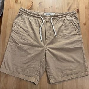 Drawstring Khaki Shorts